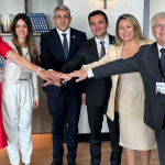 Encontro do Ministro Celso Sabino com a subsecretaria de Turismo do Chile, Verónica Lagos, a secretária de Promoção Turística da Argentina, Yanina Martinez, o secretário-geral da OMT, Zurab Pololikashvili, a secretária de Promoção turística do Paraguai, Angelita Duarte e o ministro do Turismo do Uruguai, Tabaré Viera. Crédito: MTur